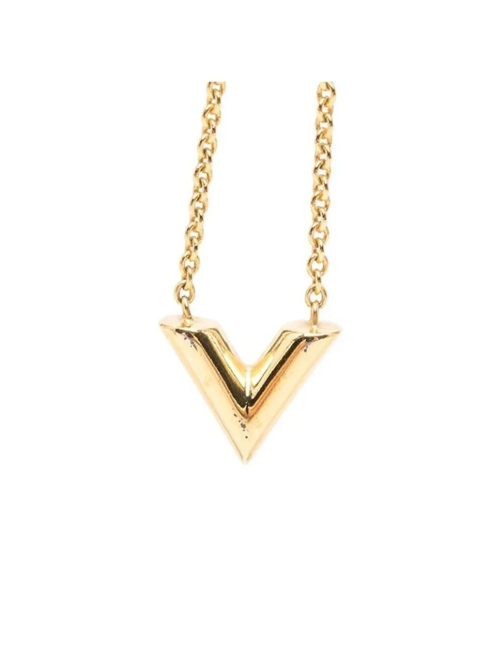 Louis Vuitton Essential Pendant Gold Plated